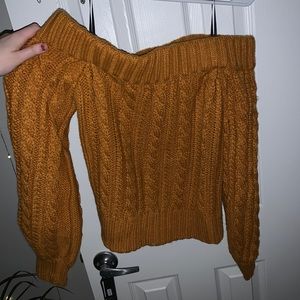 Forever 21 Off the Shoulder Sweater